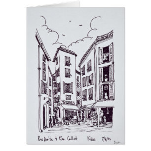 Rue Droite y Rue Collet Viejo Niza, Francia