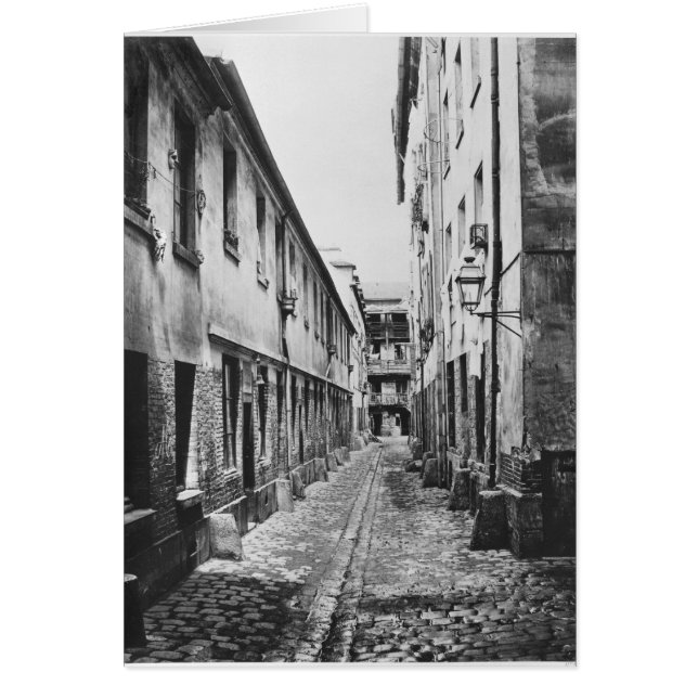 Rue du Fer-a-Moulin, París, 1858-78 (Frente)