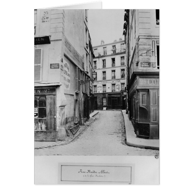 Rue Maitre Albert Paris, 1858-78 (Frente)