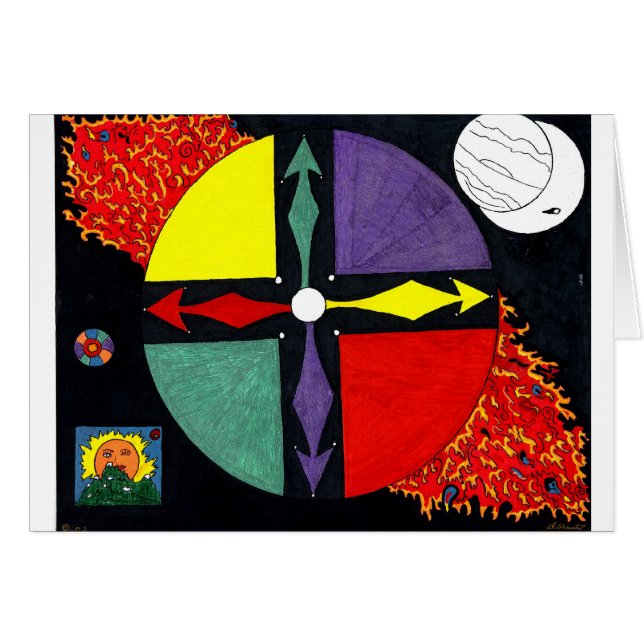 Rueda africana del alcohol (Anverso (Horizontal))