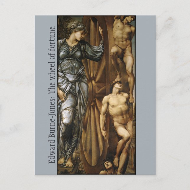 Rueda Burne-Jones de la postal Fortune CC0424 (Anverso)