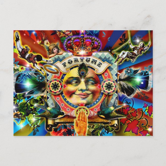 Rueda de la postal de la fortuna (Anverso)