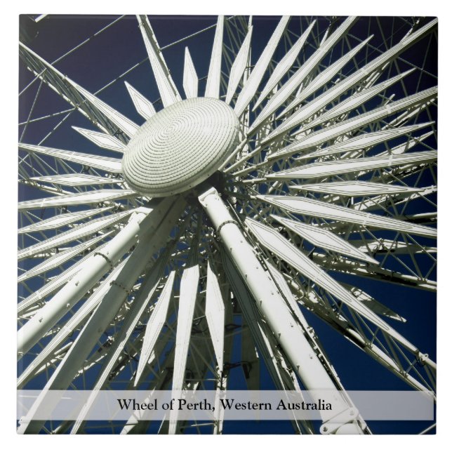 Rueda de Perth, Australia Occidental Baldosa Cerám (Frente)