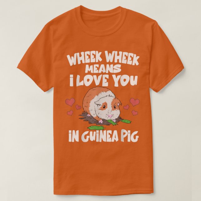 Rueda De Rueda Significa Que Te Amo En La Camiseta (Diseño del anverso)