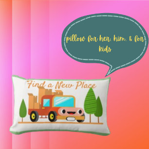 Rueda de un coche simple almohada lumbar de un coc