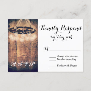 Rueda de vagón Mason Jar Chandelier Wedding RSVP