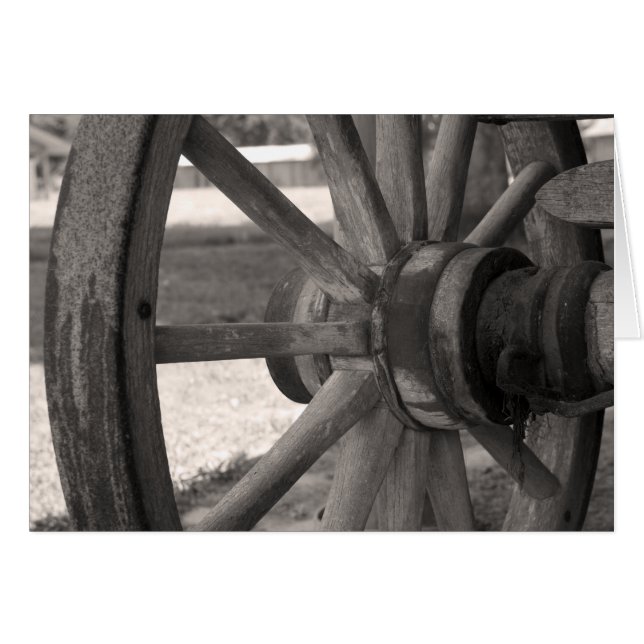 Rueda del vagón meteorizado (Anverso (Horizontal))