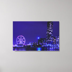 Rueda Estrella De Melbourne Con Arte De Lienzo Noc