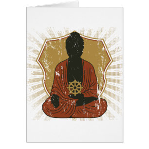 Rueda Meditating de Buda Dharma