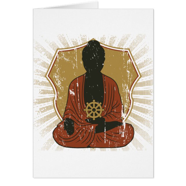 Rueda Meditating de Buda Dharma (Frente)