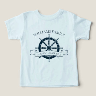 Rueda náutica de crucero de la familia personaliza