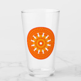 Rueda roja de Dharma (arte budista)