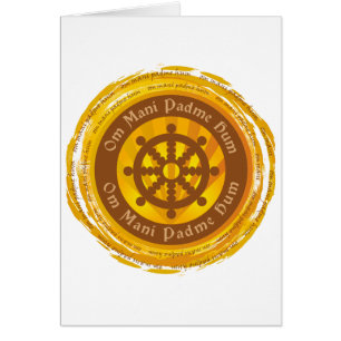 Rueda tibetana de Dharma del mantra