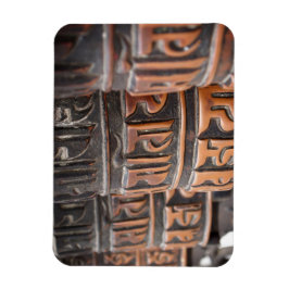 Ruedas budistas de oración imán rectangular