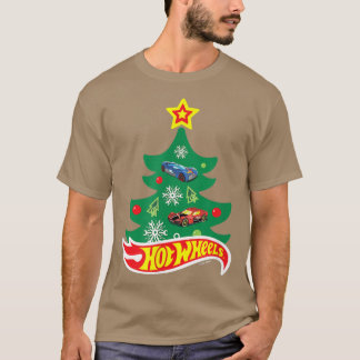 Ruedas calientes - Camiseta T-Árbol de Navidad con
