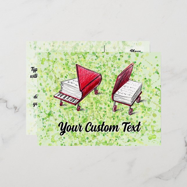 Ruedas caprichosas y crema de timbre de postal de  (Anverso/Reverso)