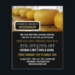 Ruedas de queso, publicidad de Cheesemonger<br><div class="desc">Ruedas De Queso,  Volantes De Publicidad De Cheesemonger De La Tienda De Tarjetas De Negocios.</div>