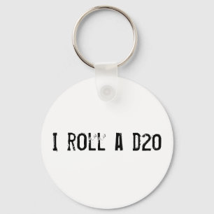 Ruedo un d20 - llavero