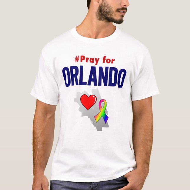 Ruegue para la camiseta de Orlando (Anverso)