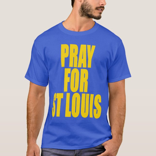 Ruegue para la camiseta de St. Louis (Anverso)