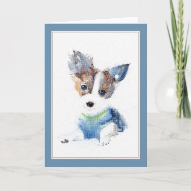 Ruffell la tarjeta de saludo de perro (Anverso)