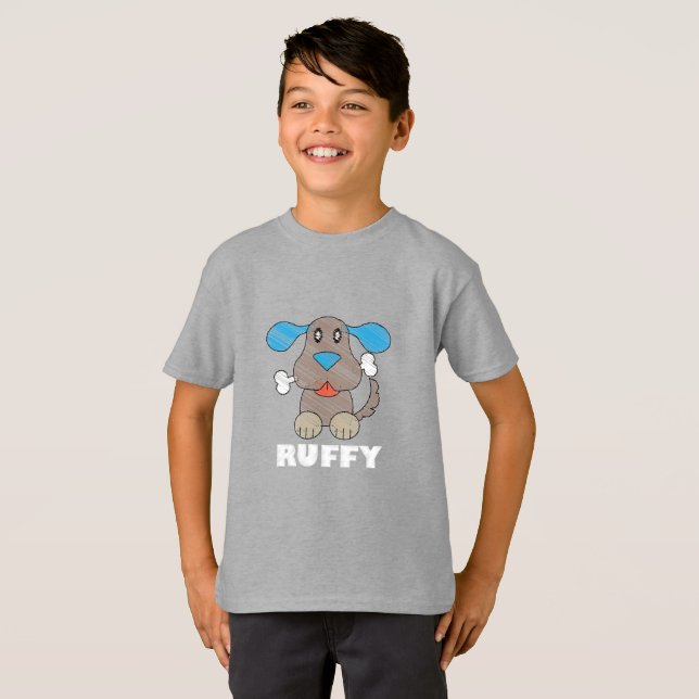 Ruffy - Camiseta Básica Para Niños (Anverso completo)
