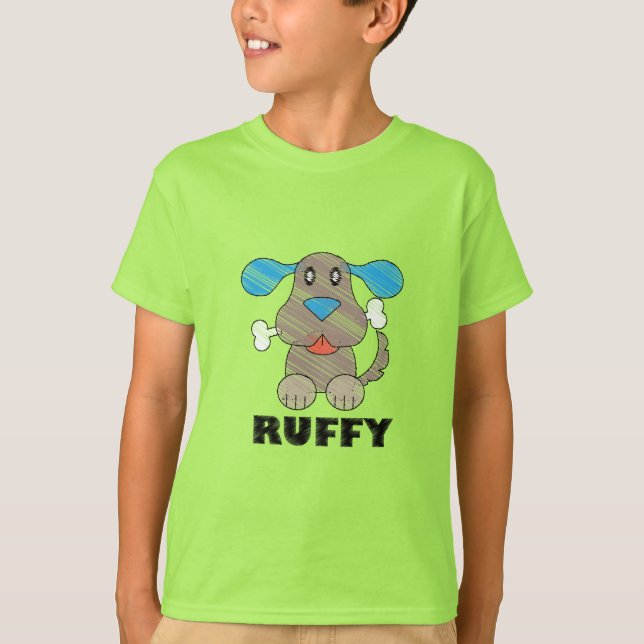 Ruffy - Camiseta Básica Para Niños (Anverso)