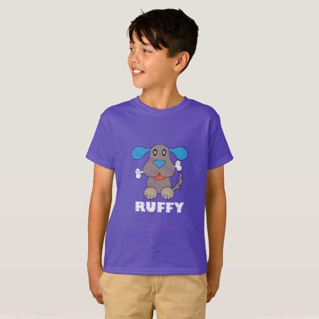 Ruffy - Camiseta Básica Para Niños (Anverso completo)