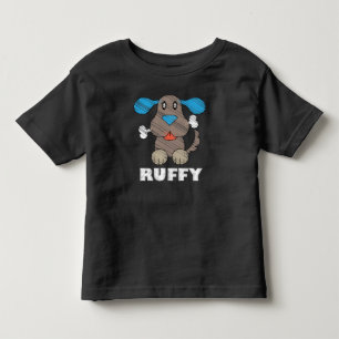 Ruffy - Camiseta de jersey fina para niños pequeño