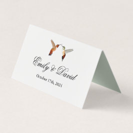 Rufous Hummingbirds Boda tarjetas