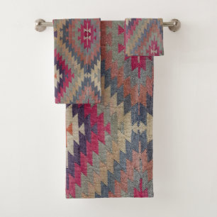 Rug Kilim Turco Oriental Antiguo Vintage