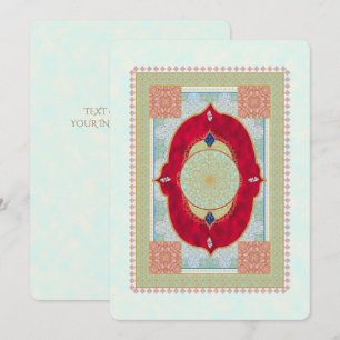 Rug Oriental - Tarjeta de invitación