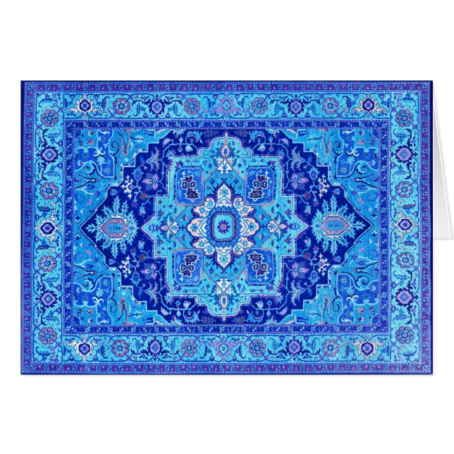 RUG PERSA - Azul (Anverso (Horizontal))