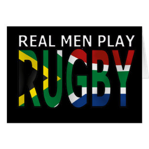 Rugbi real Suráfrica del juego de los hombres