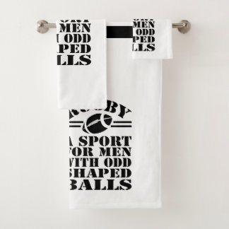 Rugby A Deporte Para Hombres Con Bolas De Forma Im