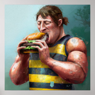 Rugby Après - Impresión de pintura de Rugby