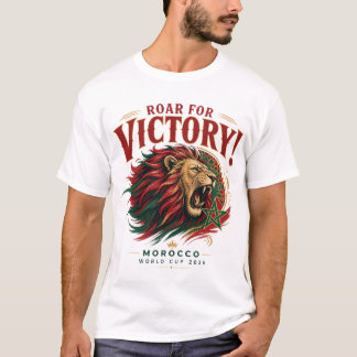 ¡Ruge por la Victoria! Camiseta de Marruecos Mundi