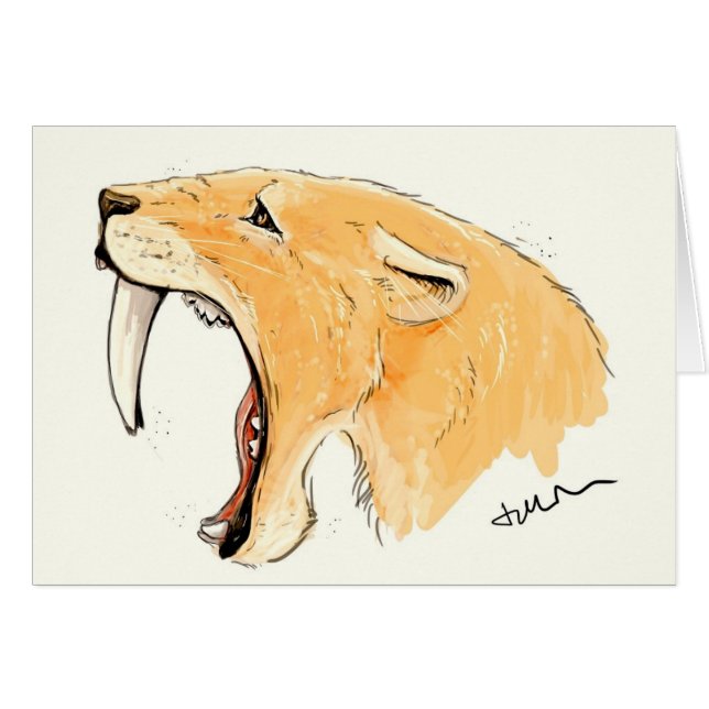 Rugido de Smilodon (Anverso (Horizontal))