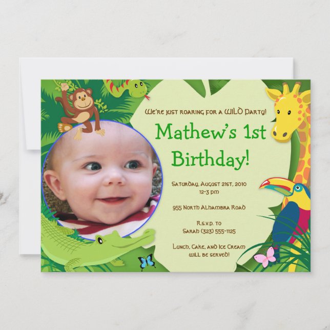 "Rugiendo para invitación del fiesta de una cierta (Anverso)