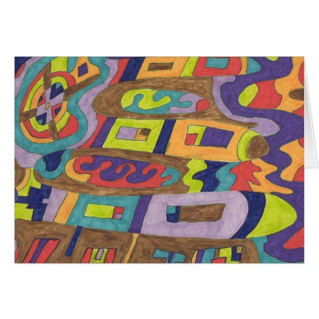 Ruido alegre, abstracto (Anverso (Horizontal))