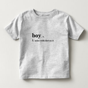 Ruido con suciedad en la camisa para los niños