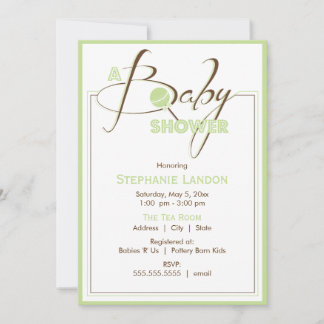 Ruido verde| Invitación Baby Shower