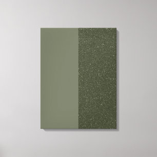 Ruido y Moss Impresión de lienzo Green Stretched (