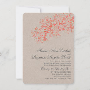 Ruidosas invitaciones a bodas de coral en el país