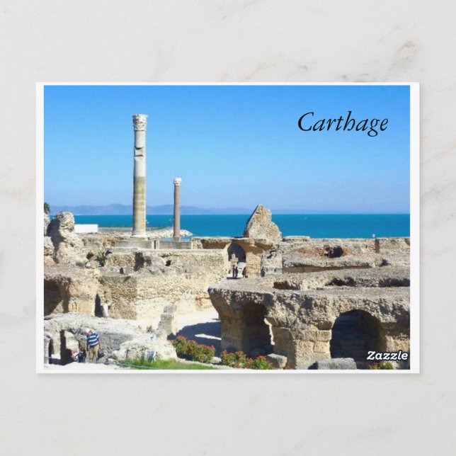 Ruinas de la postal Carthage II (Reverso)