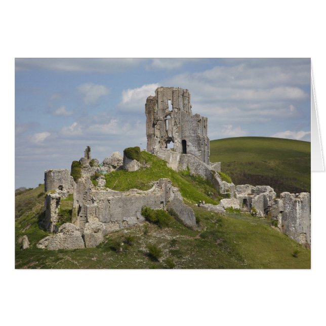 Ruinas del Castillo Corfe, cerca de Wareham, Dorse (Anverso (Horizontal))