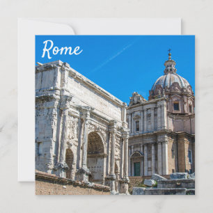 Ruinas del Foro Romano en Roma, Italia
