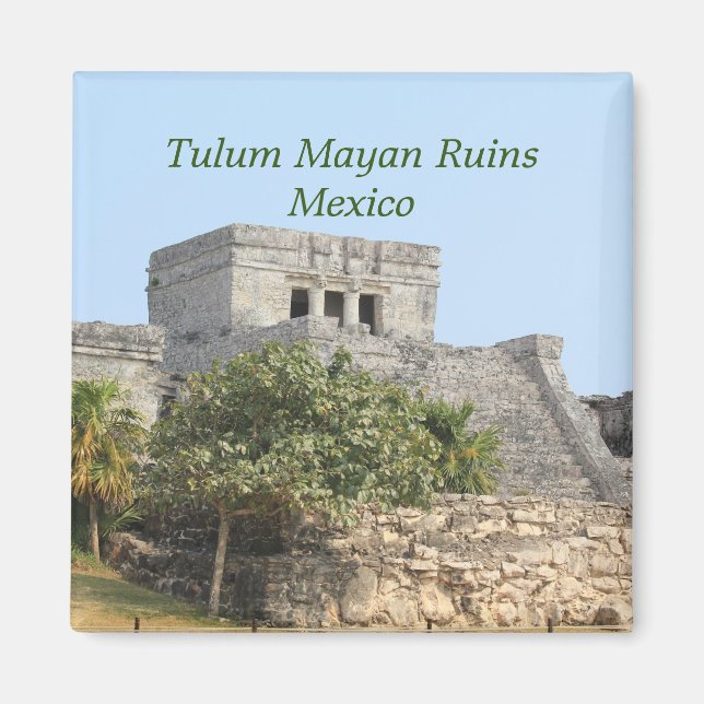Ruinas maya de Tulum, México, imán de viajes (Frente)