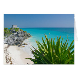 Ruinas Mayas En La Playa De Tulum