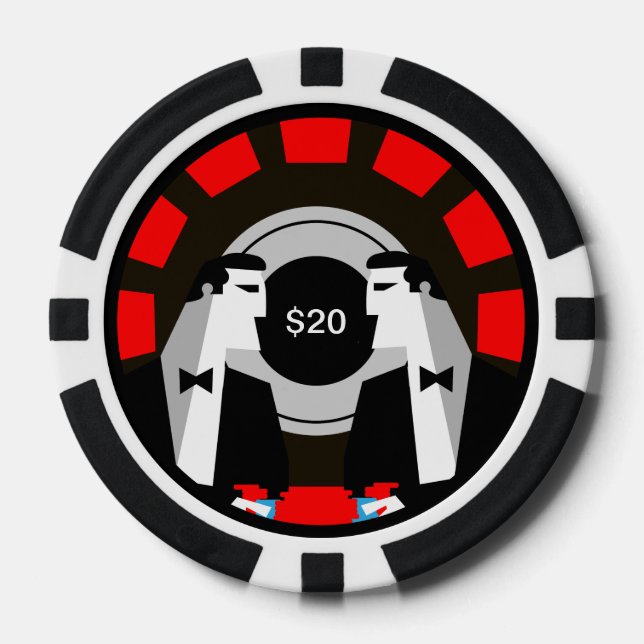 Ruleta de póquer de juegos de casino (Anverso)